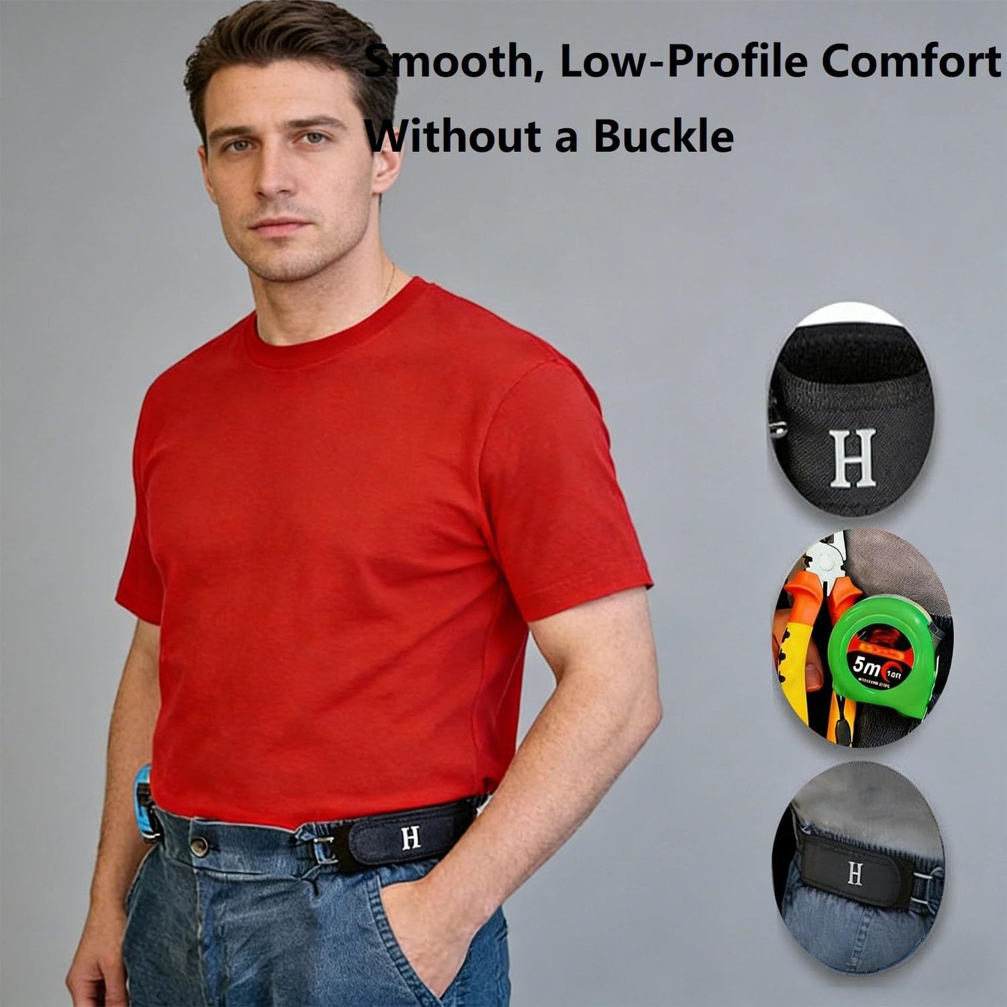 Adjustable Tape Waist Belt
